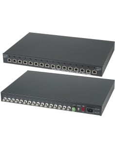 Sam-966 Sam-966 Sam-966 Receptor Passivo 16 Canais para Instalações com Standard Estruturado Cat5 RJ45