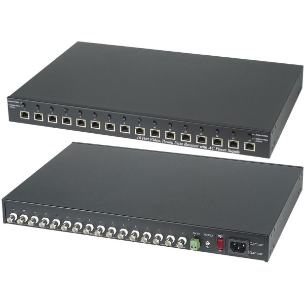Acheter AIRSPACE SAM-966 Récepteur passif 16 canaux pour installations avec câblage structuré standard CAT5 RJ45