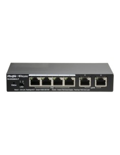 Reyee RG-ES206GC-P REYEE Switch Poe Cloud - 4 Poe Gigabit + 2 Uplink Gigabit RJ45 - Velocidade do Porto 10/100/1000 MBP