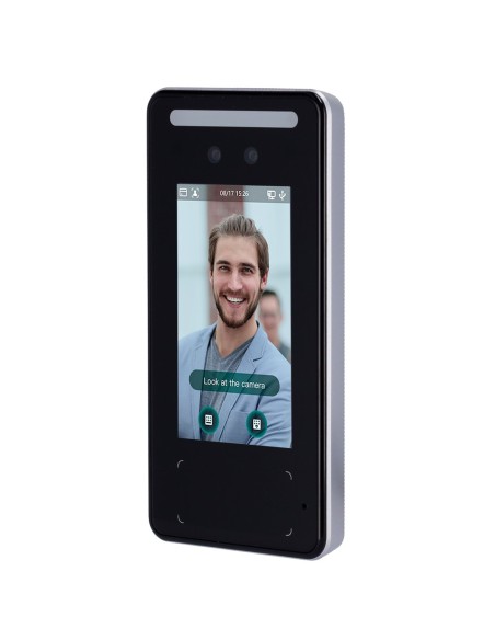 X-Security XS-AC6213-MFR Control Access e presença - Reconhecimento facial, teclado e cartão MF - 6.000 usuários / 150.000 