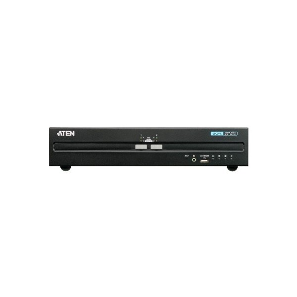 Aten 1330036 CS1142H-AT-G ATEN Switch KVM Seguro HDMI Dual Exibição Dual Portas USB 2 (compatível com PSS PP V3.0)