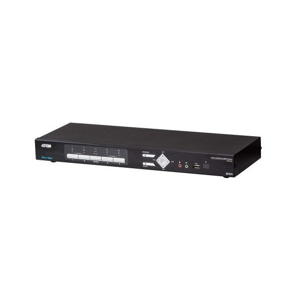 Comprar ATEN 1330032 Aten CM1164A interruptor KVM Montaje en rack Negro CM1164A-AT-G