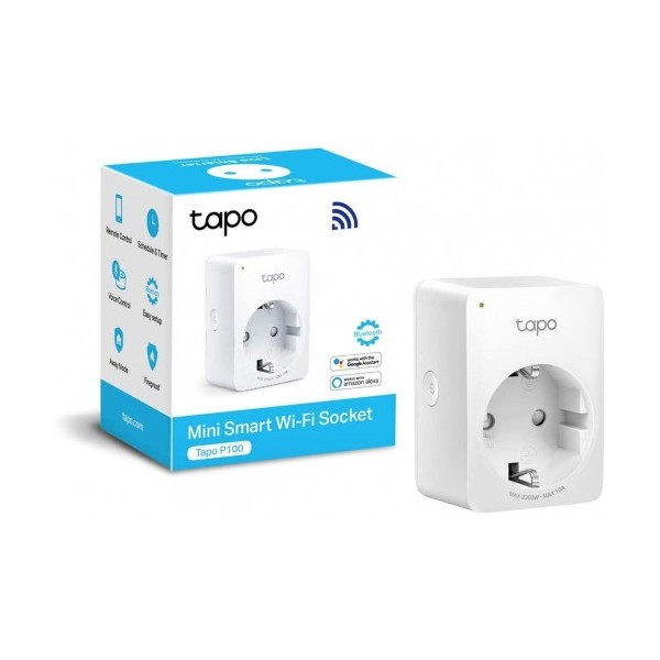 TP-link 1328012 Tapa P100 Tapa P100 Smart Plug 2300 W Branco