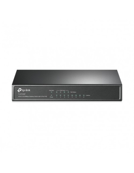 Comprar TP-LINK 1017226 TP-LINK TL-SF1008P No administrado Fast Ethernet (10/100) Energía sobre Ethernet (PoE) Negro TL-SF1008P