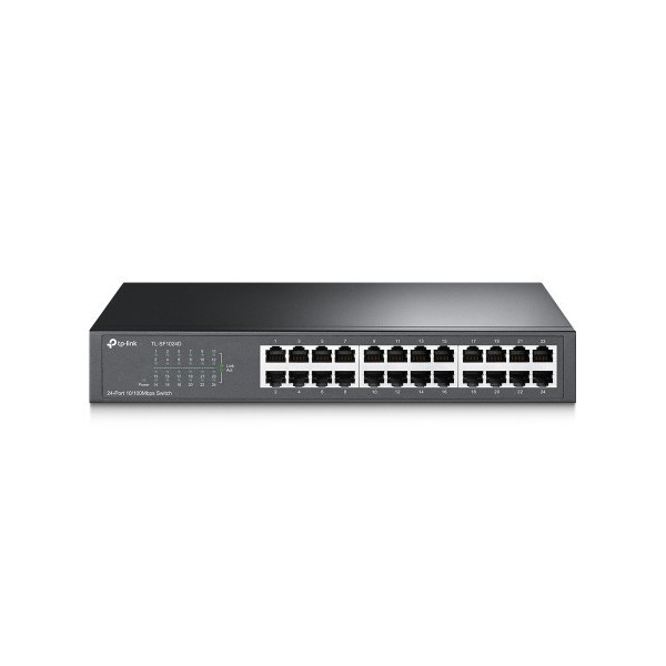 Comprar TP-LINK 1017171 TP-LINK TL-SF1024D switch Fast Ethernet (10/100) Negro TL-SF1024D