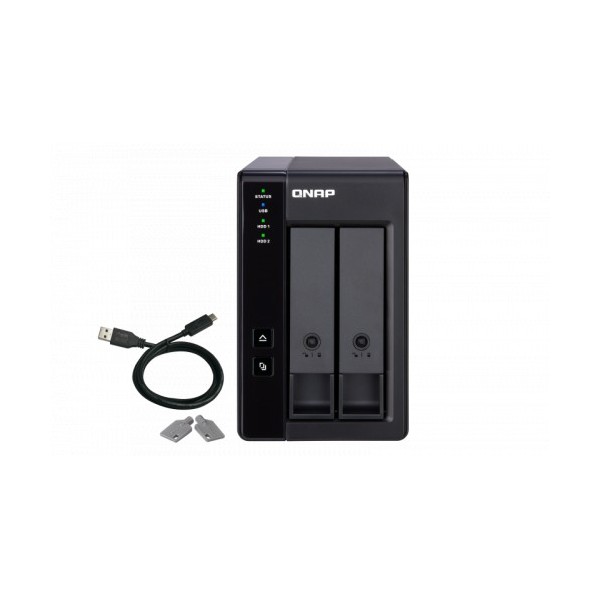Comprar QNAP 1019096 QNAP TR-002 unidad de disco multiple Negro TR-002
