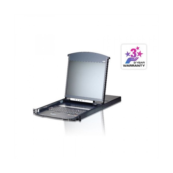 Comprar ATEN 999811 Secomp 14016877 interruptor KVM Negro, Metálico KL1116VN-AXA-SG