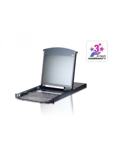 Comprar ATEN 999811 Secomp 14016877 interruptor KVM Negro, Metálico KL1116VN-AXA-SG