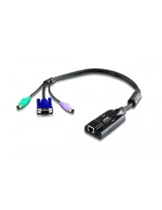 Aten 979175 KA7120-AX ATEN Adapter KVM VGA PS / 2 com compatibilidade de vídeo composto