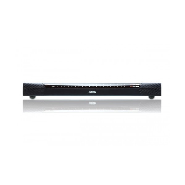 Aten 978666 KN2140VA-AX-G AXEN KN2140VA-AX-G KVM Switch Rack Preto, Cinza