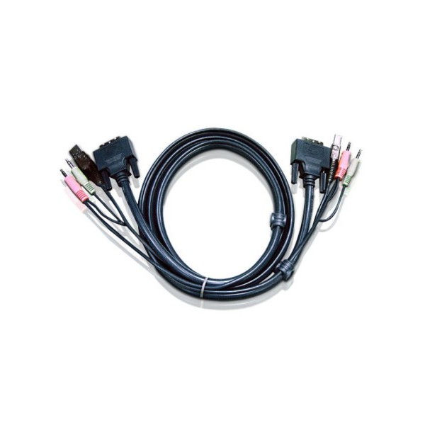 Aten 978210 2L-7D03UD ATEN Cable KVM DVI-D Dual Link USB 3M
