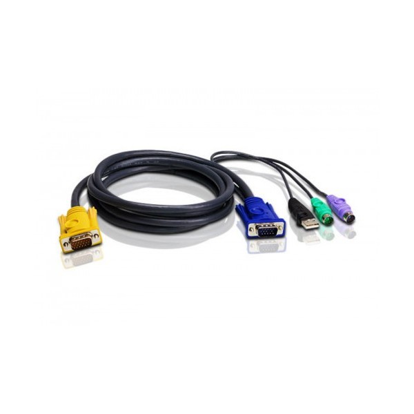Aten 977989 2L-5303UP Aten 3 M Cabo KVM PS / 2-USB (2L-5303UP)