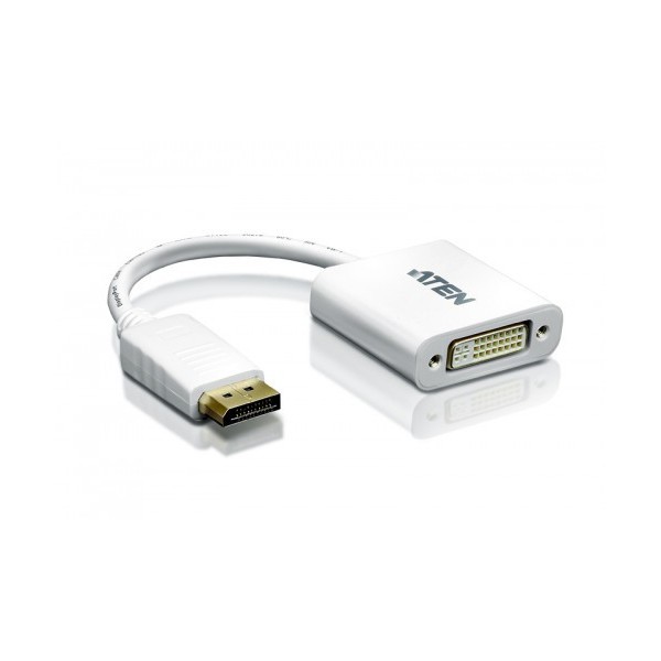Comprar ATEN 977452 Aten DisplayPort/DVI Adapter DisplayPort Male DVI-I Female Blanco VC965-AT