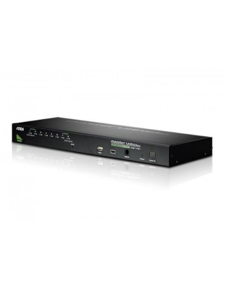 Comprar ATEN 975609 Aten CS1708A interruptor KVM Montaje en rack Negro CS1708A-AT-G