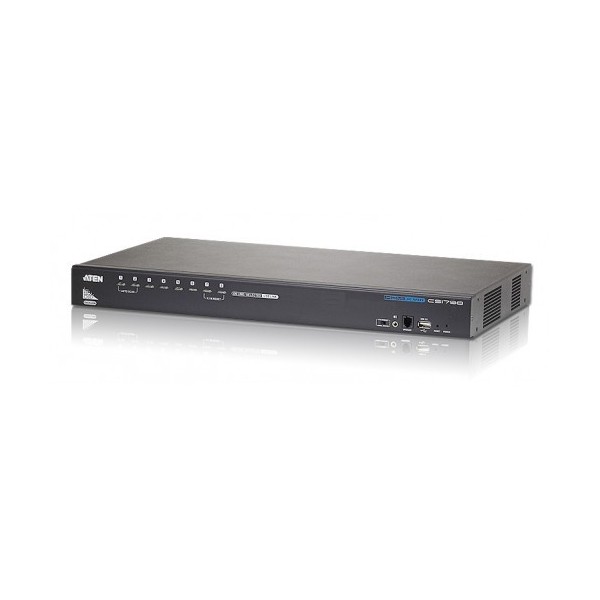 Comprar ATEN 975570 Aten CS1798 interruptor KVM Montaje en rack Negro CS1798-AT-G