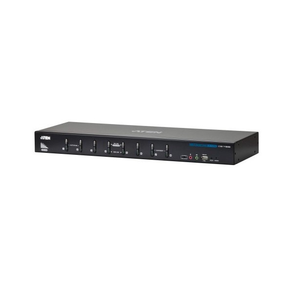 Comprar ATEN 975561 ATEN Switch KVM DVI/Audio dual link USB de 8 puertos CS1788-AT-G