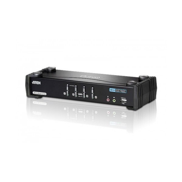 Comprar ATEN 975254 ATEN SWITCH KVMP DVI/AUDIO DUAL LINK USB DE 4 PUERTOS (CS1784A-AT-G) CS1784A-AT-G