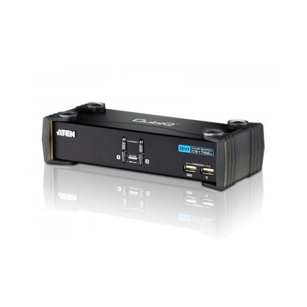 Comprar ATEN 975220 Aten CS1762A interruptor KVM Negro CS1762A-AT-G