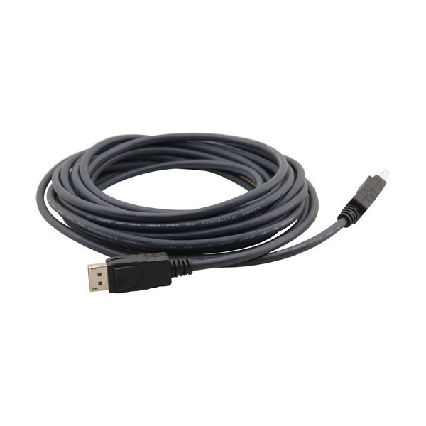 Kramer 968337 97-1717025 Kramer Cable DisplayPort flexível masculino 7,6m