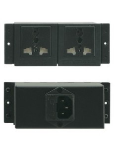 Kramer 962058 80-000899 Kramer é - conectividade de quarto TBUS Universal Power Socket Conjunto - TS-1U (80-000899)