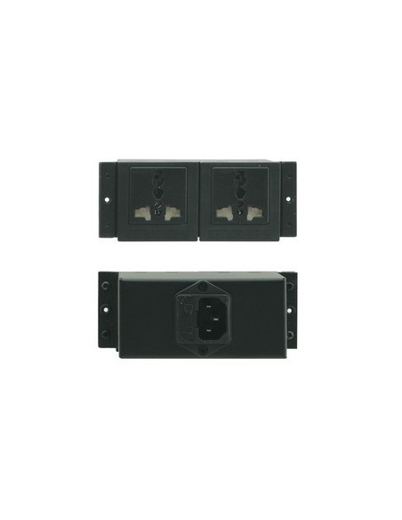 Kramer 962058 80-000899 Kramer é - conectividade de quarto TBUS Universal Power Socket Conjunto - TS-1U (80-000899)