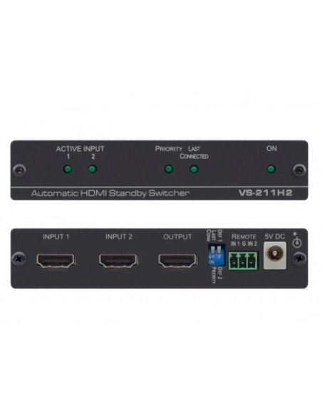 Kramer 941142 20-80353090 Kramer Electronics vs-211H2 HDMI Video Switch