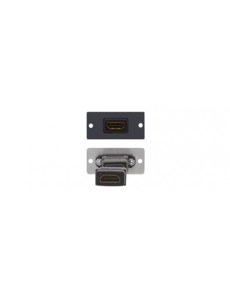 Comprar KRAMER 940887 Kramer Electronics W-H(W-HDMI)(B) placa de pared y cubierta de interruptor Negro 85-0009399