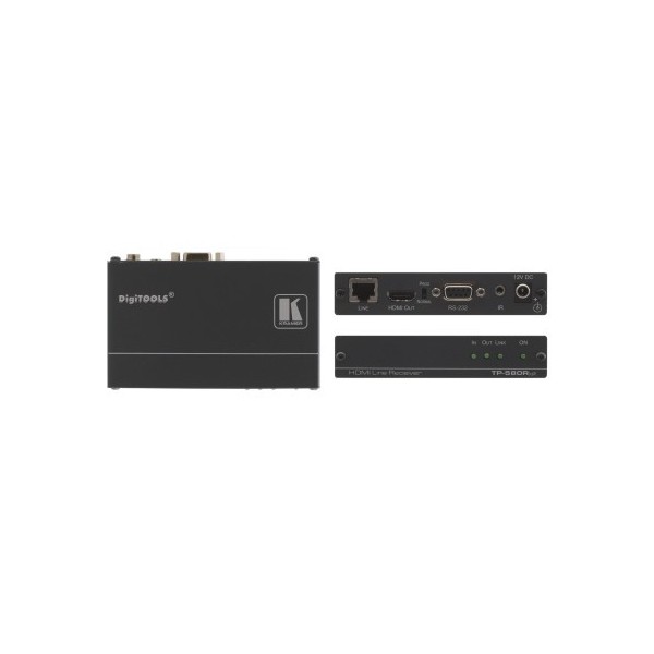 Comprar KRAMER 937362 Kramer Electronics TP-580RXR extensor audio/video Receptor AV Negro 50-80022190