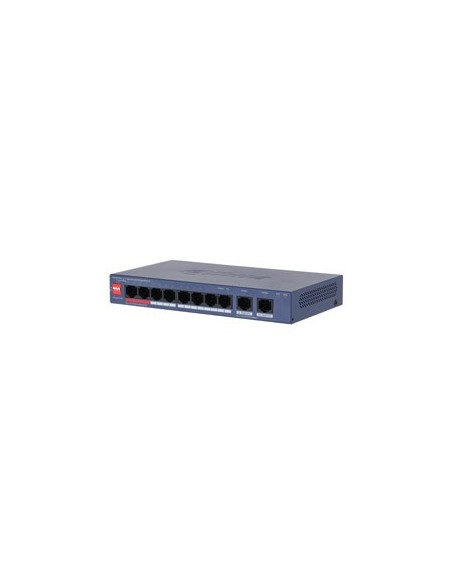 Comprar DAHUA 1405976 (DH-CS4010-8GT-110-V2) DAHUA SWITCH 10 PUERTOS CLOUD MANAGED GIGABIT, 8 PUERTOS POE, 110W, HI-POE, L2 1.0.