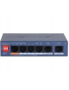 Comprar DAHUA 1405975 (DH-CS4006-4GT-60-V2) DAHUA SWITCH 6 PUERTOS CLOUD MANAGED GIGABIT, 4 PUERTOS POE, 60W, HI-POE, L2 1.0.01.