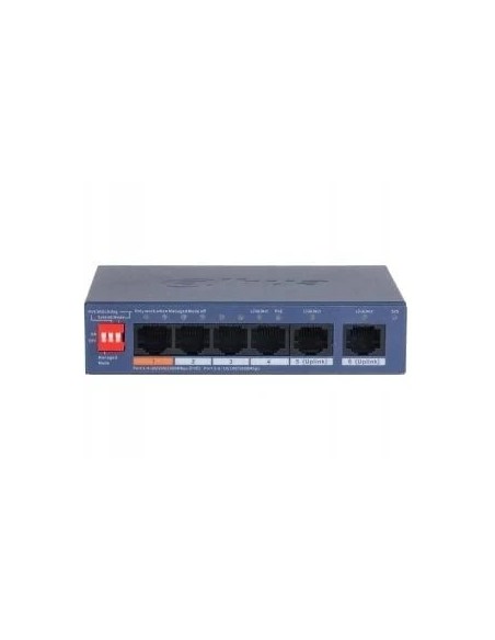 Comprar DAHUA 1405975 (DH-CS4006-4GT-60-V2) DAHUA SWITCH 6 PUERTOS CLOUD MANAGED GIGABIT, 4 PUERTOS POE, 60W, HI-POE, L2 1.0.01.