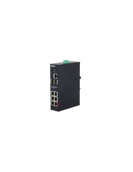 Comprar DAHUA 1405399 (DH-HS4208-4GT-90) DAHUA SWITCH INDUSTRIAL 8 PUERTOS, 4 PUERTOS POE, MANAGED 1.0.01.20.11362-9003