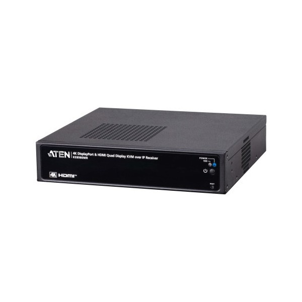 Comprar ATEN 1405368 ATEN PREMIUM MODEL (CONSULTAR) USB 4K HDMI AND DISPLAYPORT QUAD-DISPLAY KVM OVER IP RECEIVER WITH MULTI-VIE
