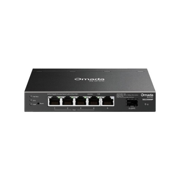 Comprar TP-LINK 1404886 TP-Link SG2206MP switch L2 Gigabit Ethernet (10/100/1000) Energía sobre Ethernet (PoE) SG2206MP