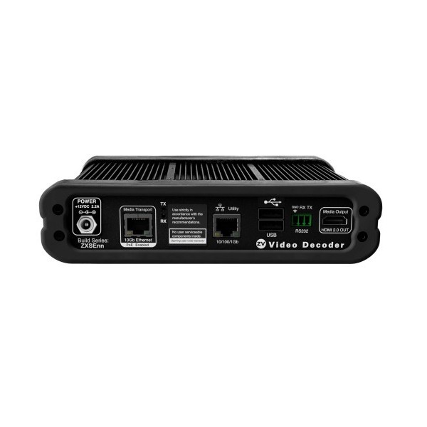 Comprar KRAMER 1404842 KRAMER AV OVER IP Z4K-XSE DECODER, 10GB/COPPER. POE. SUPPORTS HDMI, DUAL USB-B PORTS. RS232. COMPATIBLE W