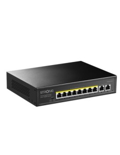 Comprar STRONG 1403083 STRONG SWITCH 8 POE CON 2 ENLACES ASCENDENTES ETHERNET SW8010POE+