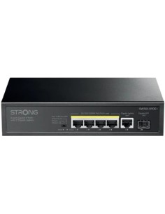 Comprar STRONG 1403082 STRONG SWITCH 4 POE CON ENLACES ASCENDENTES 2 GIGABIT SW5011POE+