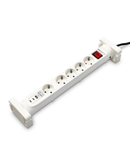 Salicru 1402982 680DA000003 Salicru SPS Seguro 5s + Branco 5 AC 230 V Saídas 1,4 m