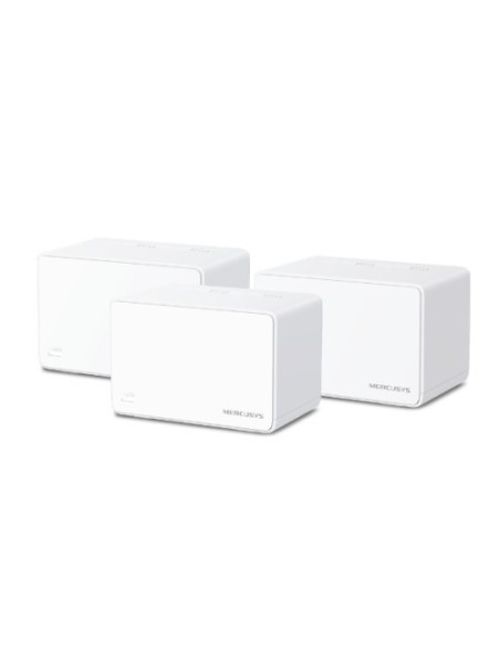 Comprar MERCUSYS 1402814 Mercusys Halo H80X (3-pack) Doble banda (2,4 GHz / 5 GHz) Wi-Fi 6 (802.11ax) Blanco Interno HALO H80X(3