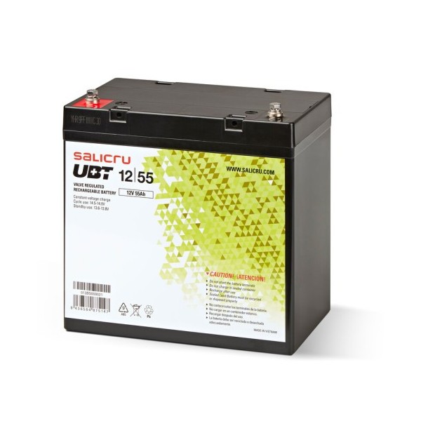 Comprar SALICRU 1401968 SALICRU BATERIA UBT 12/55  AGM RECARGABLE DE 55 AH/ 12 V 013BS000021