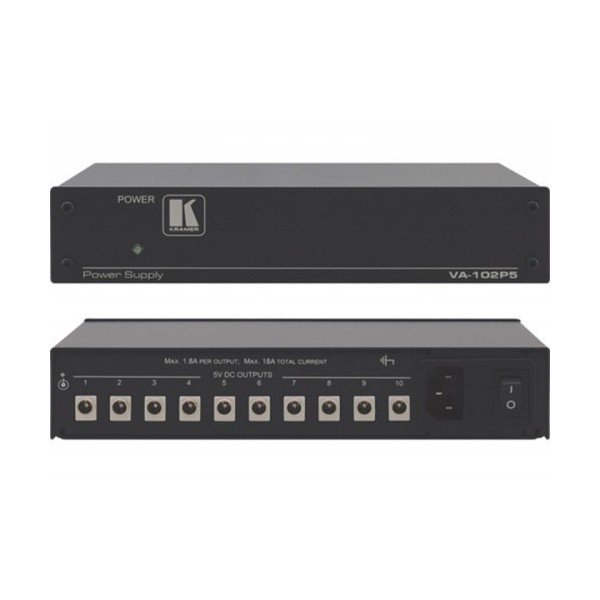 Comprar KRAMER 1400786 KRAMER AVSM 10−PORT UNIVERSAL 5−VOLT POWER SUPPLY- VA-102P5 (60-80161230) 60-80161230