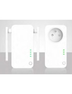 Forte 1399456 PLW600SDueu Forte Powerline Wi-Fi 600S Duo 600 Mbit / s Ethernet Ethernet Wi-Fi Branco 1 Parte (s)