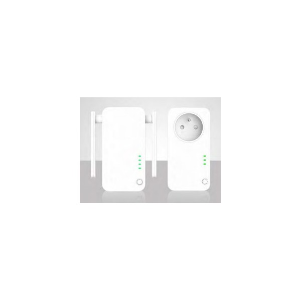 Forte 1399456 PLW600SDueu Forte Powerline Wi-Fi 600S Duo 600 Mbit / s Ethernet Ethernet Wi-Fi Branco 1 Parte (s)