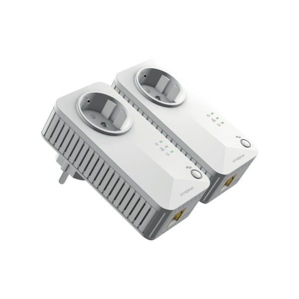 Forte 1399455 PL600SDUEUEUE Forte Powerline 600 Duo 600 Mbit / s Ethernet Branco 1 Parte (s)