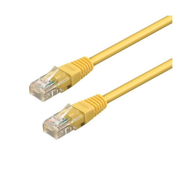 WP 1397867 WPC-PAT-6U020Y WP WPC-PAT-6U020Y Cabo de rede Amarelo 2M Cat6 U / UTP (UTP)