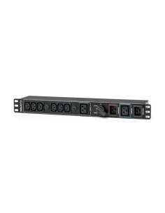 Salicru 1395099 6B4OP000005 Salicru BM-R 16 Uma unidade de distribuição de energia (PDU) 7 Saídas AC pretas