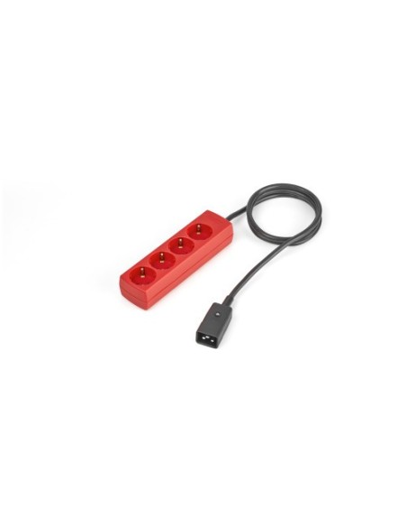 Salicru 1395065 663BA000006 Salicru Cable IEC Red Salt C20 / 4-Schu 2mts