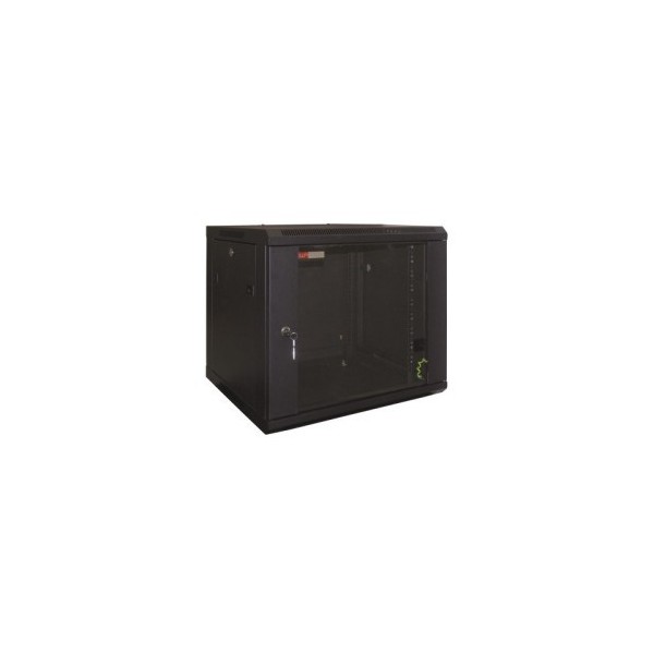 WP 1391691 WPN-RWB-15605-B WP WPN-RWB-15605-B Rack de guarda-roupa 15U quadro de parede preta