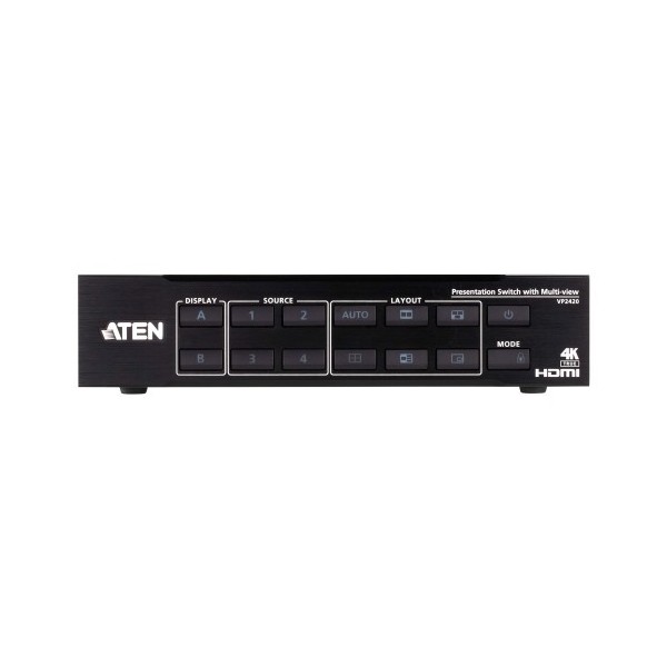 Aten 1393811 VP2420-ATEN ATEN VP2420 Matriz Matrix Matrix Multimedia Apresentação