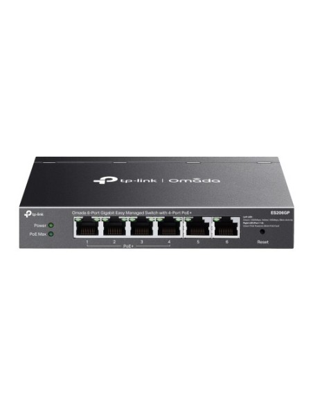 Comprar TP-LINK 1393745 TP-LINK ES206GP Omada 6-Port Gigabit Easy Managed Switch with 4-Port PoE+ ES206GP